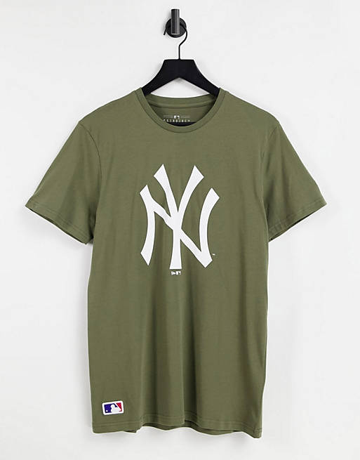 New Era MLB New York Yankees t-shirt in khaki