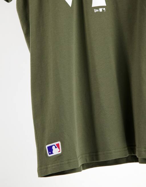 New York Yankees Camp Long Sleeve T-Shirt, Brown - Size: XXL, MLB by New Era