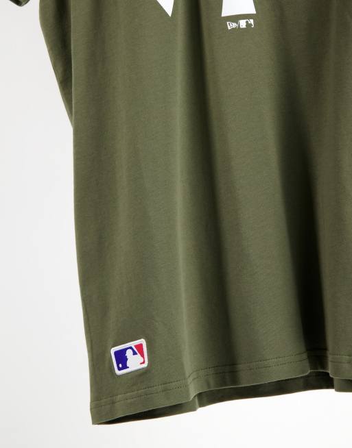 New Era – MLB New York Yankees – T-shirt w kolorze khaki, 4 z 4