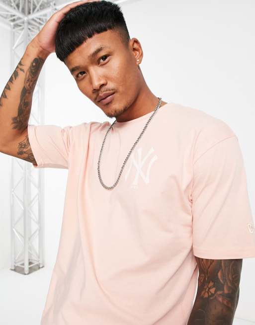 New Era MLB New York Yankees jersey shorts in pink exclusive to ASOS