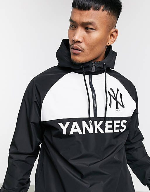 New Era MLB New York Yankees windbreaker in black