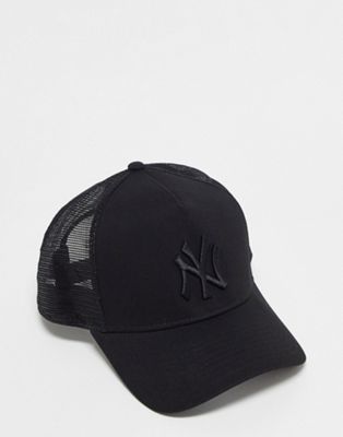 New Era MLB NY Yankees trucker cap in black - ASOS Price Checker
