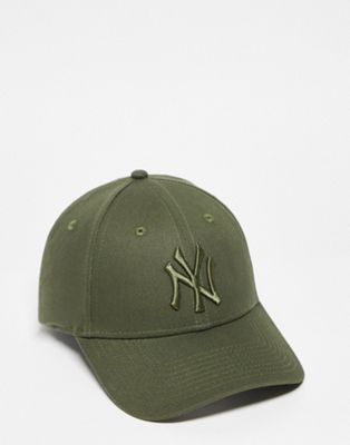 New Era MLB NY Yankees unisex cap in khaki - ASOS Price Checker