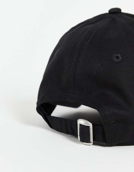 New Era NBA 9Forty Chicago Bulls adjustable cap in black, 3 of 4