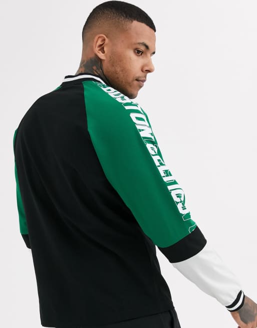 Boston celtics sleeved outlet jersey