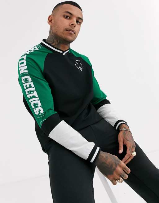 Boston celtics sleeved store jersey