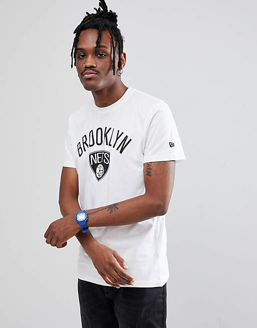 New Era NBA Brooklyn Nets T-Shirt In White | ASOS