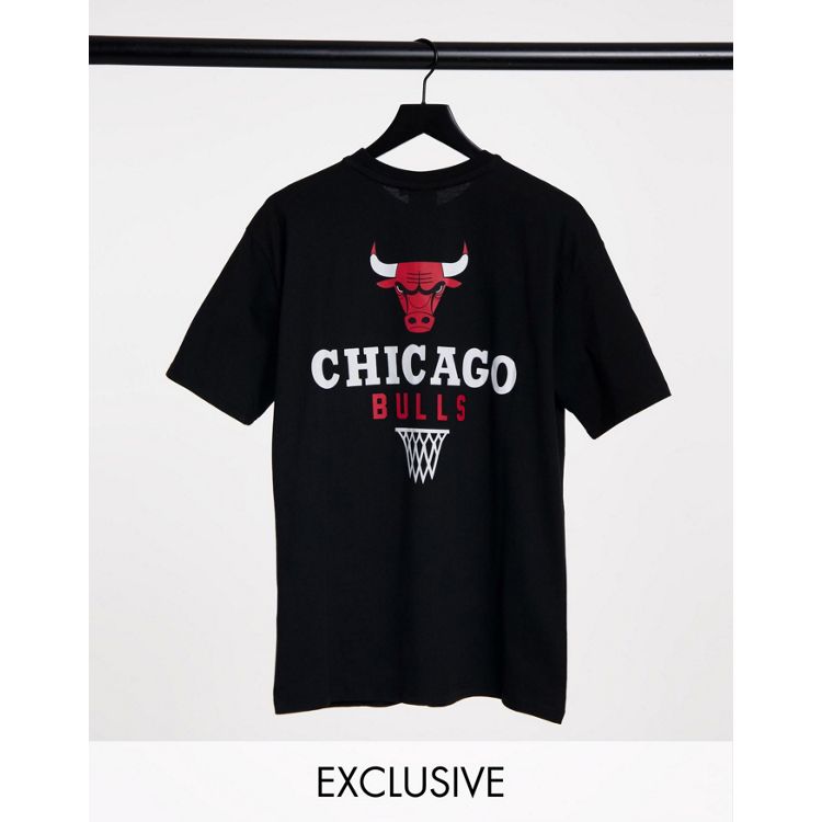 New era NBA Contrast Chicago Bulls Full Zip Sweatshirt Black