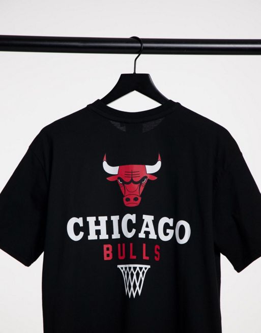 New Era Chicago NBA Drip Logo Bulls T-shirt 60332207 Black