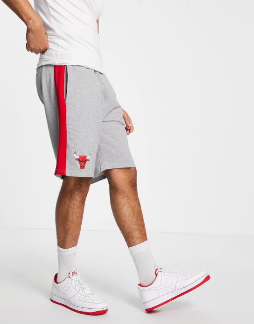 New era Nba Chicago Bulls Logo Shorts Grey