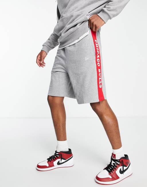 New Era - NBA Chicago Bulls - Short met zijvlakken in grijs
