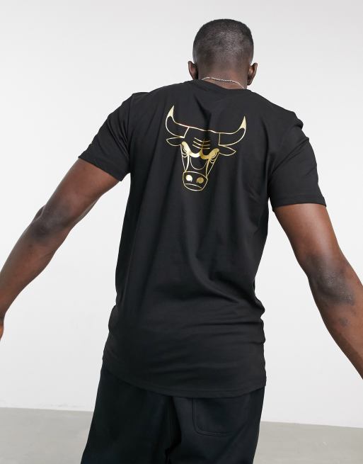 Chicago Bulls Metallic Black T-Shirt