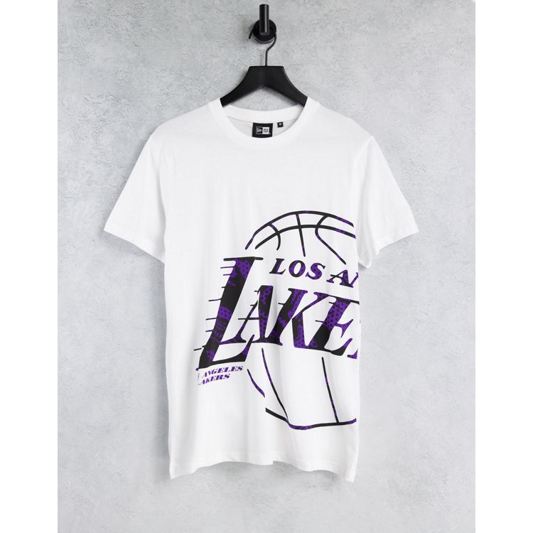 Official New Era NBA Sky Print LA Lakers T-Shirt C2_206