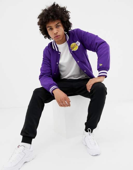 New Era Nba La Lakers Jacket In Purple, $122, Asos