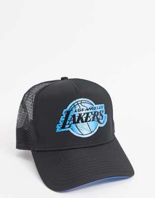 lakers trucker cap