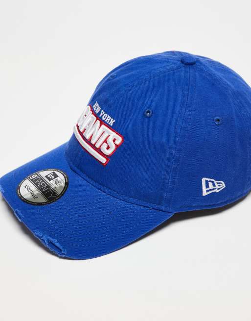 New Era – New York Giants 9twenty – Kappe in Blau mit Used-Details, 3 von 3