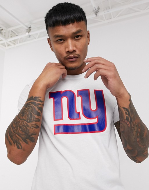 New Era NFL New York Giants logo t-shirt in white