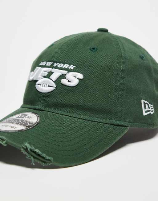 New Era – New York Jets 9twenty – Kappe in dunklem Khaki mit Used-Details, 2 von 3