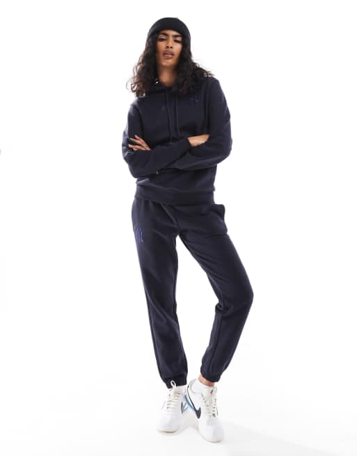 New Era - New York MLB - Joggingbroek in bordeauxrood, deel van co-ord set