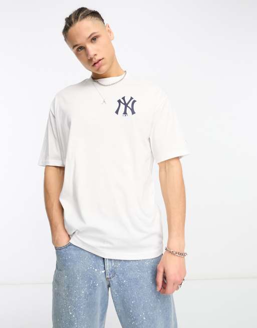 White yankees clearance shirt