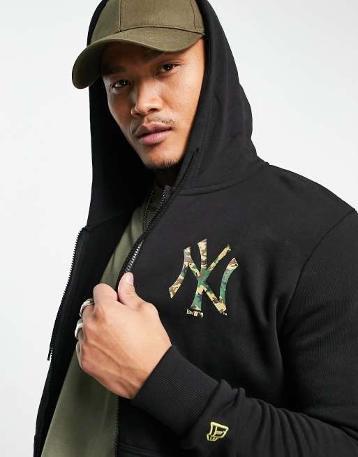 New York Yankees Men's Hoodie Sweatshirt Full Zip Hooded