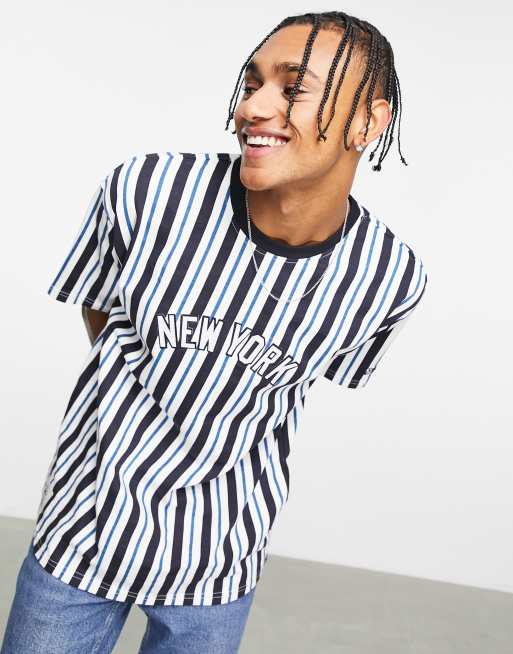 New york yankees striped shirt deals