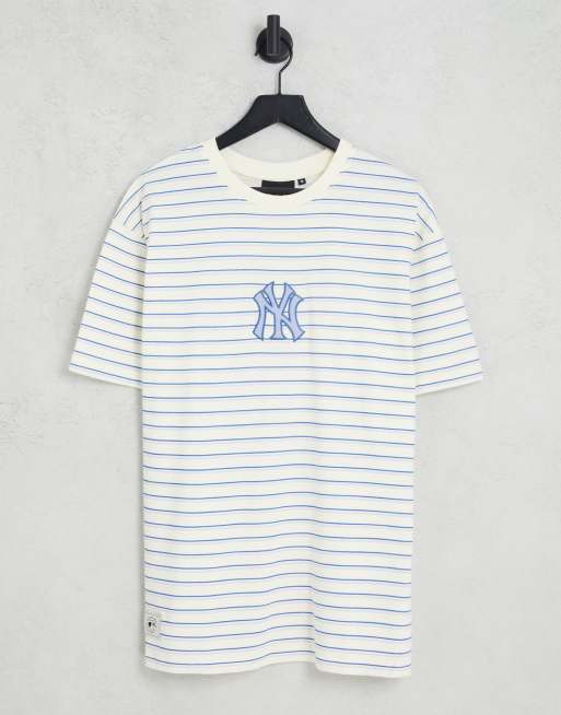 New York Yankees MLB Heritage Dark Blue Oversized T-Shirt