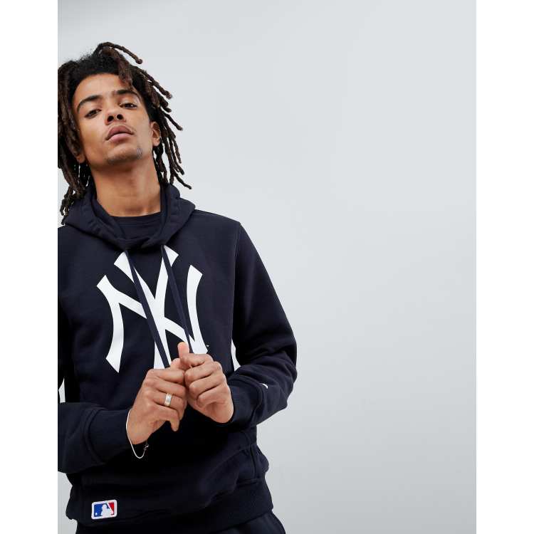 Official New Era MLB Stacked Logo New York Yankees Pull Over