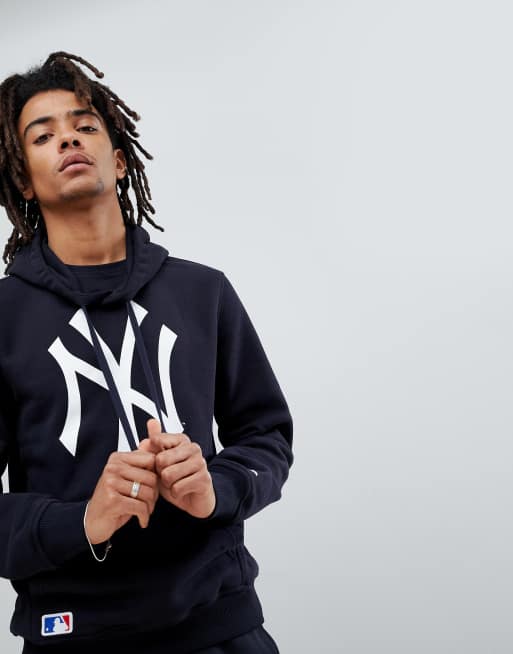 New Era Lifestyle Navy Pullover Hoodie