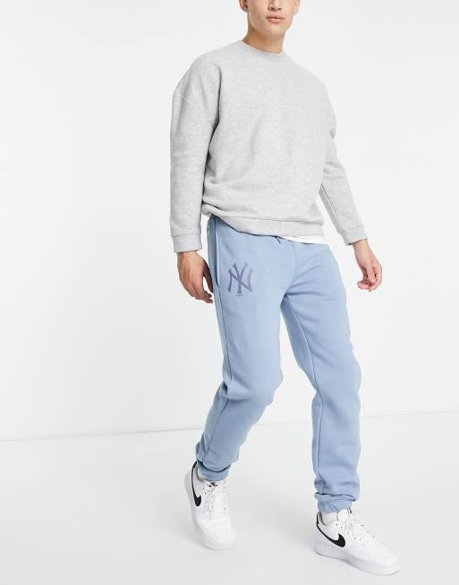 New Era - New York Yankees - Lyseblå joggingbukser i afslappet pasform