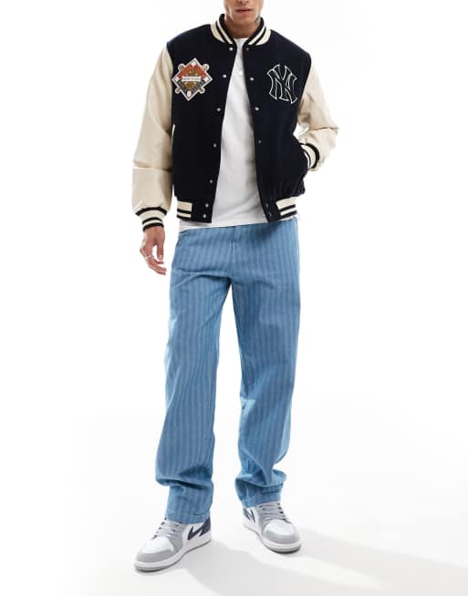 New Era – New York Yankees – Marinblå jacka i collegestil, 2 av 4