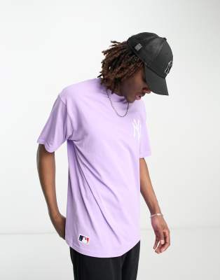 New Era T-shirt - New York Yankees - Purple » ASAP Shipping