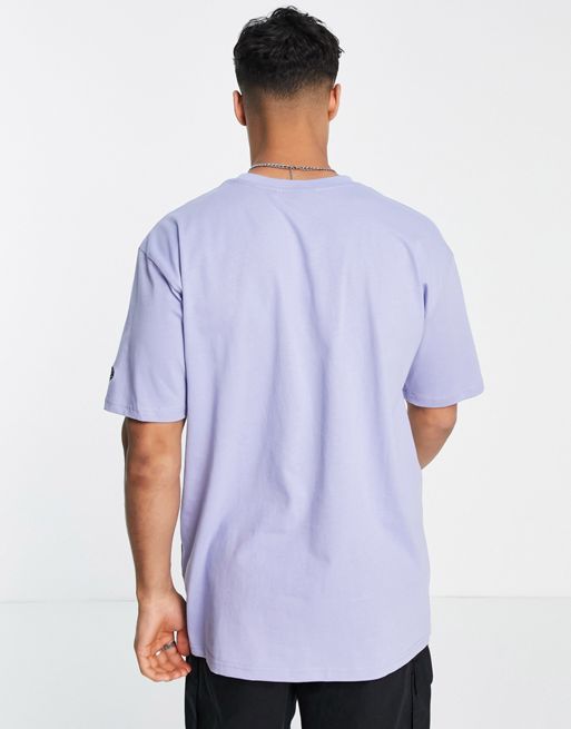 New Era New York Yankees oversize t-shirt in purple