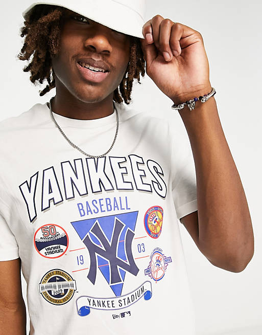 New Era New York Yankees series t-shirt in white