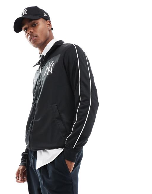 New Era – New York Yankees – Svart vadderad träningsjacka