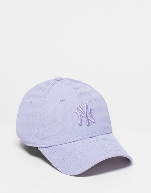 New Era New York Yankees textured 9Forty cap in lilac