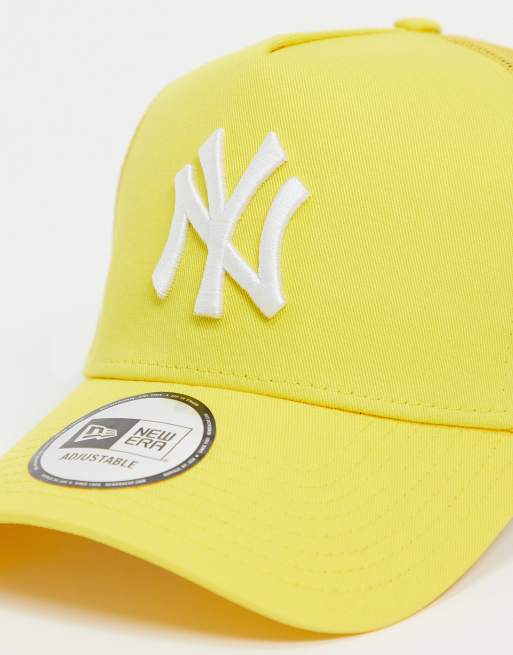 New Era - New York Yankees - Truckerpet van mesh in dezelfde kleur in geel, 2 van 4