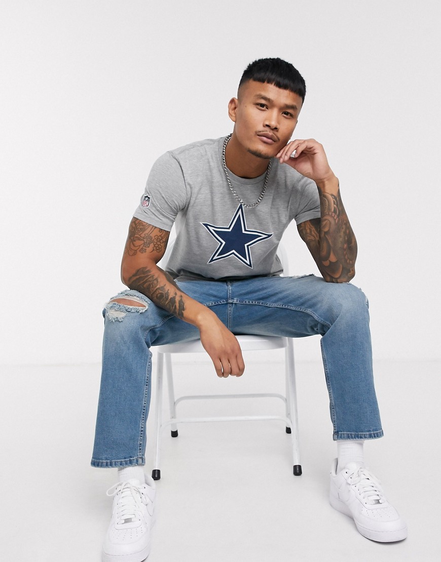 New Era - NFL Dallas Cowboys - Grå t-shirt med logga