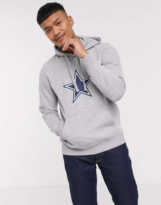 New era Dallas Cowboys Team Logo Hoodie Grey