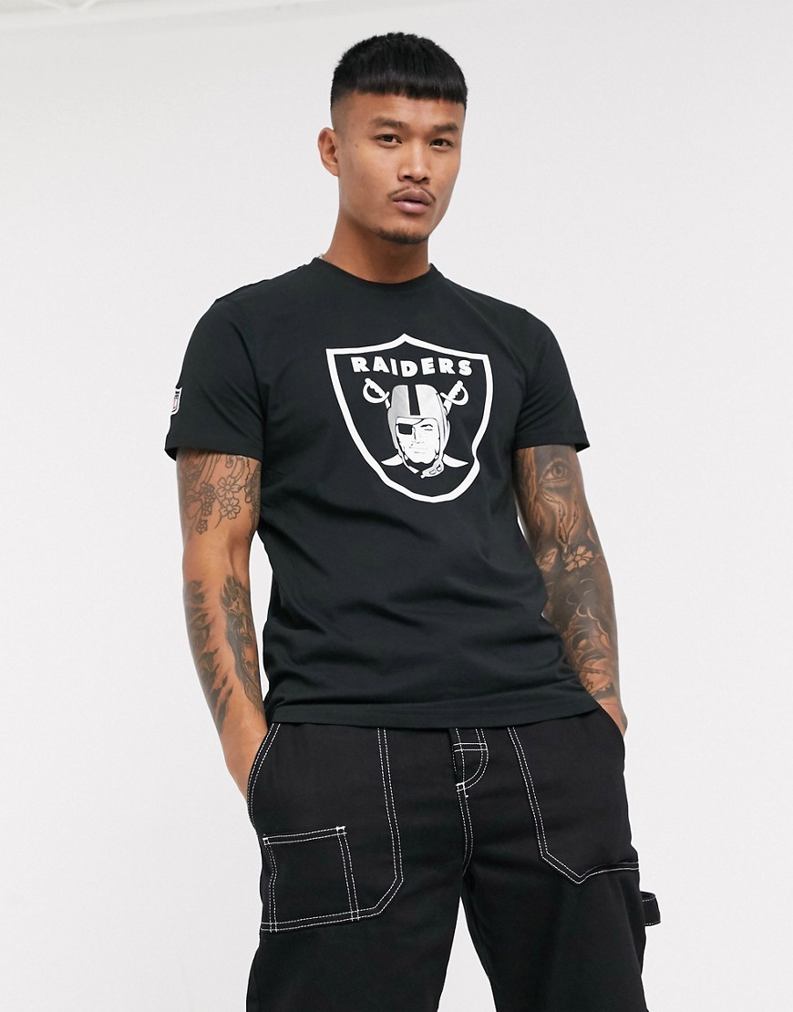 New Era - NFL Las Vegas Raiders - T-shirt met logo in zwart