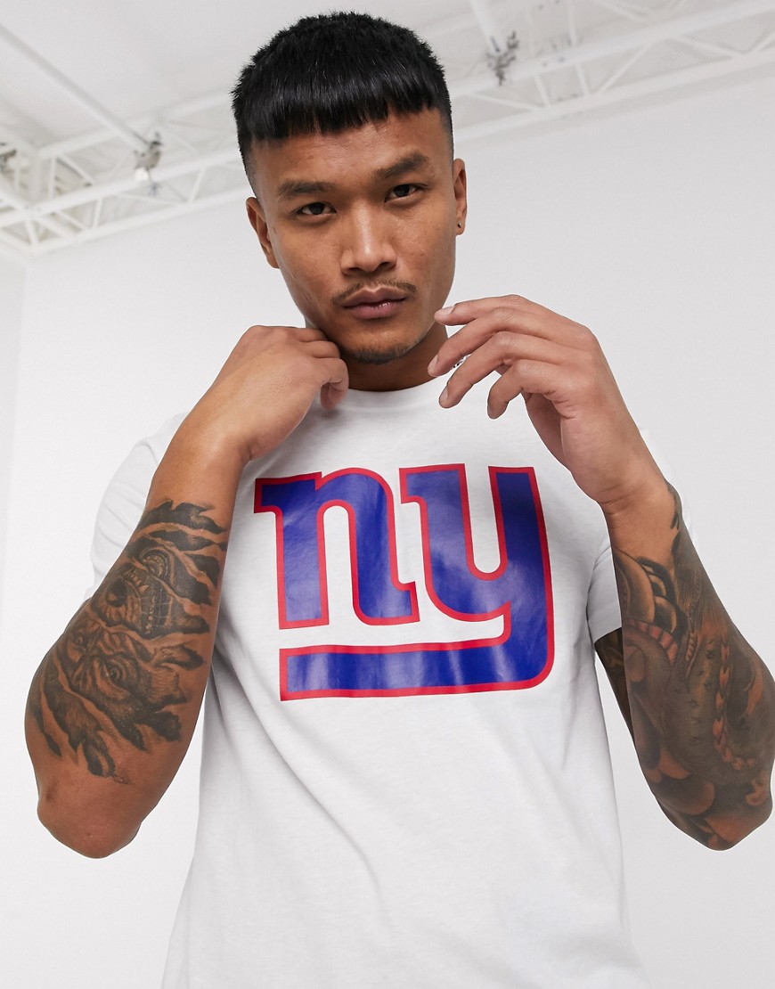 New Era - NFL New York Giants - T-shirt bianca con logo-Bianco
