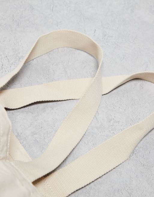 New Era - NY - Borsa shopping bianco sporco con grafica, 3 di 4