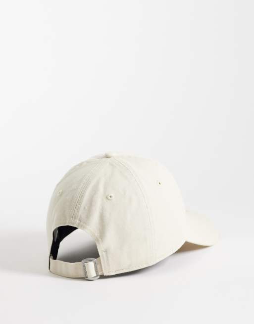 New Era NY coffee club script womens 9forty cap in beige, 3 of 3