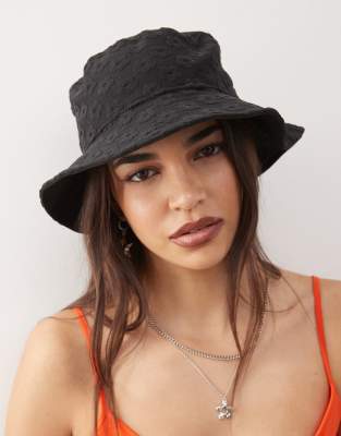 New Era New Era NY floral towelling bucket hat in black