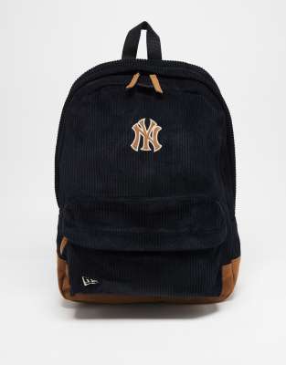 New Era New Era NY logo cord back pack in black