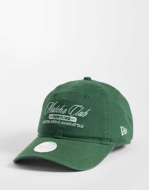 New Era NY matcha club script womens 9forty cap in matcha green - view 1
