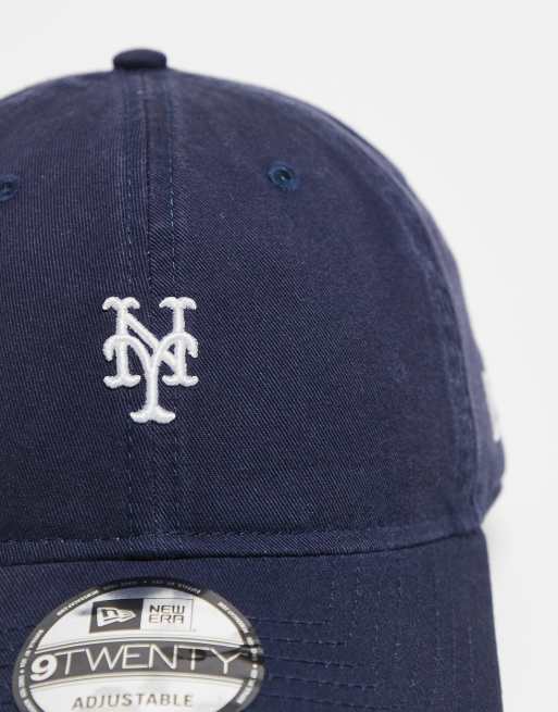 New Era – NY Mets – 9twenty – Blekt marinblå, ostrukturerad keps med liten logga, 2 av 3