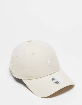 New Era - NY Mets 9twenty - Kappe in Beige mit kleinem Logo-Neutral