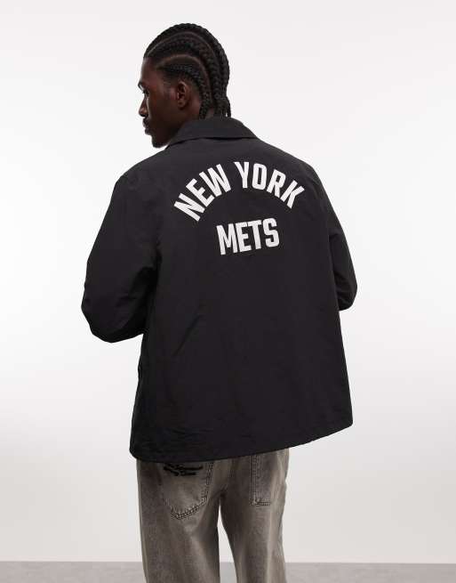 New Era - NY Mets - Coachjack met print op de achterkant in zwart, 2 van 5