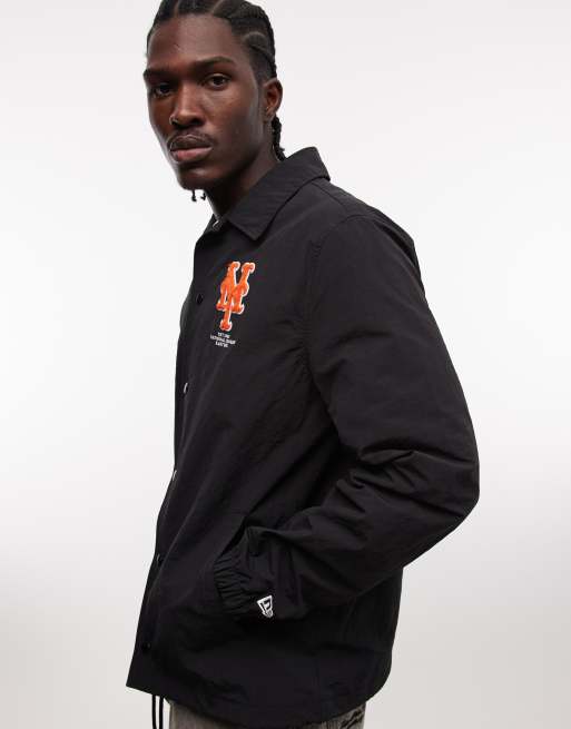 New Era - NY Mets - Coachjack met print op de achterkant in zwart, 4 van 5